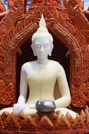 The Ubon Ratchathani Candle Festival.の写真素材