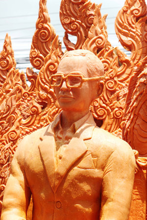 The Ubon Ratchathani Candle Festival.の写真素材