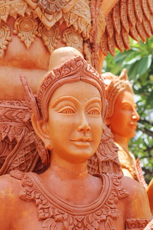 The Ubon Ratchathani Candle Festival.の写真素材