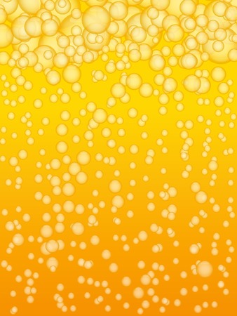 Beer background with bubbles. Golden. Eps 10のイラスト素材