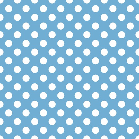 Seamless blue and white background pattern. Suitable for fabric, greeting card, advertisement, wrapping. Bright and colorful retro spotted seamless patternのイラスト素材