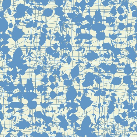 Abstract background with stained canvas texture. Suitable for fabric, greeting card, advertisement, art supplies shop wrapping. Vector seamless patternのイラスト素材