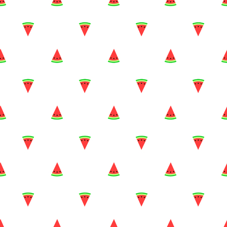 Watermelon seamless pattern, tileable background. Suitable for printing on fabric or wrapping paperの写真素材