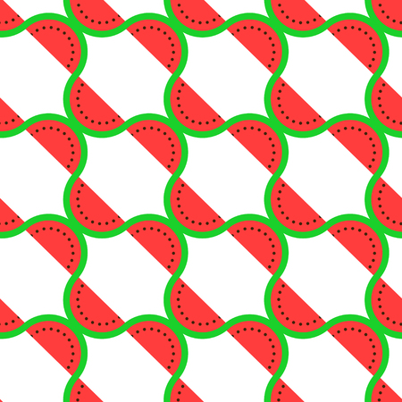 Watermelon seamless pattern, tileable background. Suitable for printing on fabric or wrapping paperの写真素材