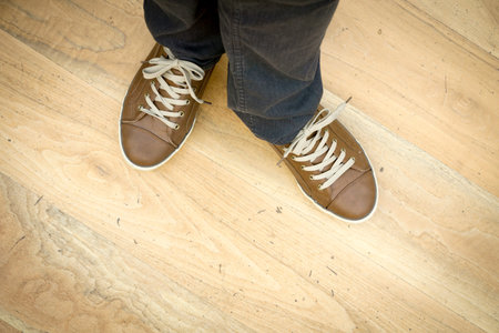 Shoes On Parquet Floor