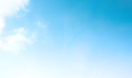 blue sky with beautiful natural white cloudsの写真素材