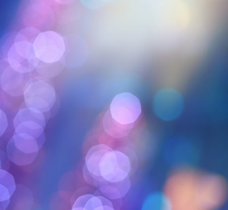 Blurred backdrop, blurred background, circle blur, bokeh blur from the light shining through as a...