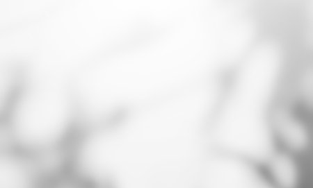 Abstract Shadows, blurred background of gray leaves and natural trees that reflect concrete walls,...