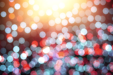 Blurred backdrop, blurred background, circle blur, bokeh blur from the light shining through as a...
