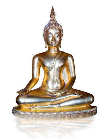 Close-up of a black and white Buddha image Beautiful buddha face As a background image and leave space for the text layout designの写真素材