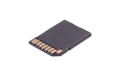 SD adapter for microSD on a white background