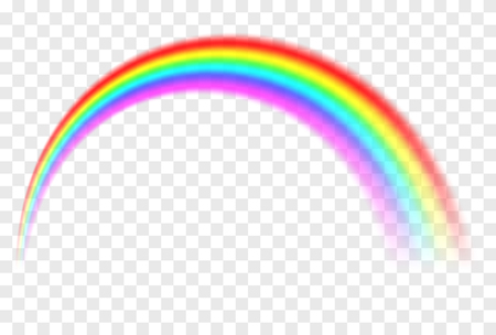 fantasy concept symbol of a transparent vector rainbow arch shape isolated on backgroundのイラスト素材