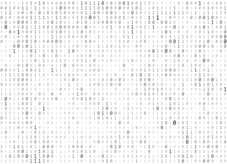 Vector - Abstract Matrix Background. Binary Computer Code. Coding / Hacker concept. Vector Background Illustration.のイラスト素材