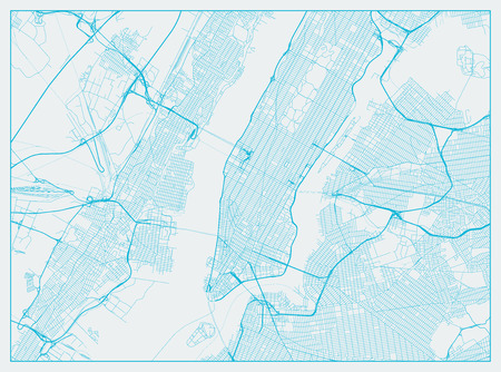 New York City blue street map textureのイラスト素材