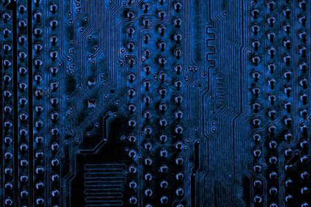 Abstract close up of Electronic Circuits in Technology on Mainboard computer background  (logic board,cpu motherboard,Main board,system board,mobo)の写真素材
