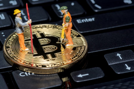 Golden Bitcoin money