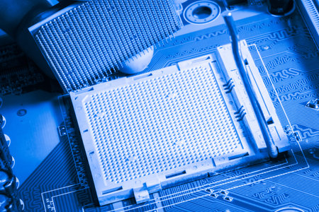 Abstract,close up of Mainboard Electronic computer background. (logic board,cpu motherboard,Main...