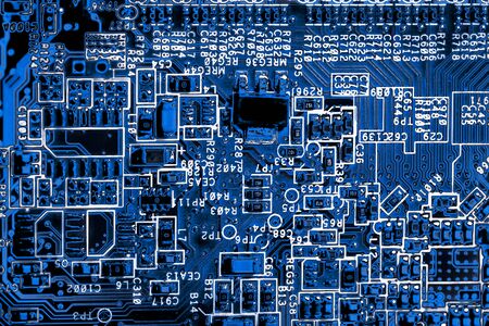 Abstract,close up of Mainboard Electronic computer background. (logic board,cpu motherboard,Main board,system board,mobo)の写真素材