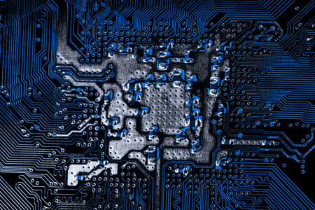 Abstract,close up of Mainboard Electronic computer background. (logic board,cpu motherboard,Main...