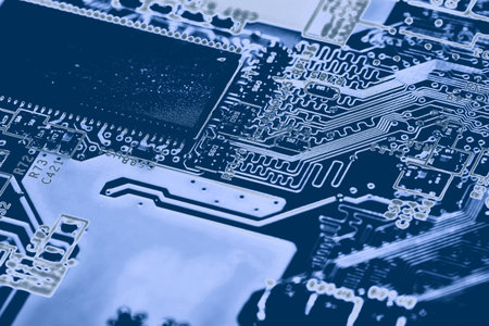 Abstract,close up of Mainboard Electronic computer background. (logic board,cpu motherboard,Main...