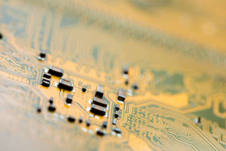 Abstract,close up of Mainboard Electronic computer background. (logic board,cpu motherboard,Main board,system board,mobo)の写真素材