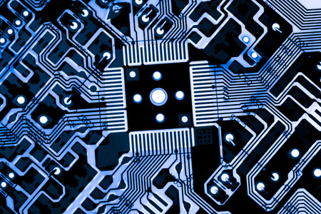 Abstract,close up of Mainboard Electronic computer background. (logic board,cpu motherboard,Main...