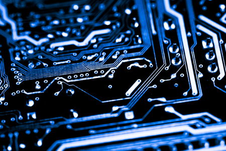 Abstract,close up of Mainboard Electronic computer background. (logic board,cpu motherboard,Main board,system board,mobo)の写真素材