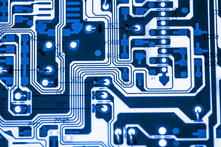 Abstract,close up of Mainboard Electronic computer background. (logic board,cpu motherboard,Main...