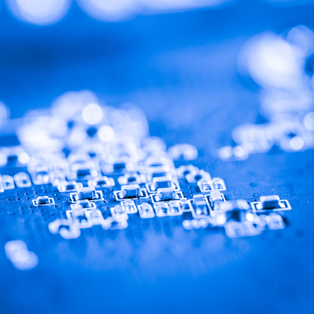 Abstract,close up of Mainboard Electronic computer background. (logic board,cpu motherboard,Main board,system board,mobo)の写真素材