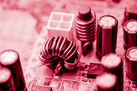 Abstract, Close up of Mainboard Electronic computer, Technology background.の写真素材
