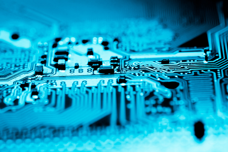 Abstract, Close up of Mainboard Electronic computer, Technology background.の写真素材