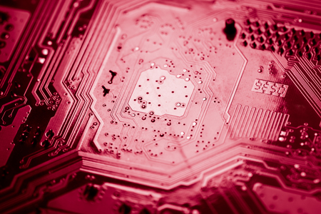 Abstract,close up of Mainboard Electronic computer background. (logic board,cpu motherboard,Main board,system board,mobo)の写真素材