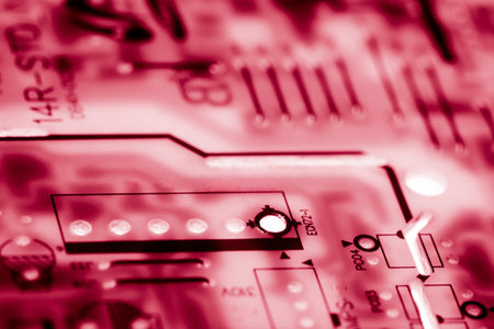 Abstract,close up of Mainboard Electronic computer background. (logic board,cpu motherboard,Main...