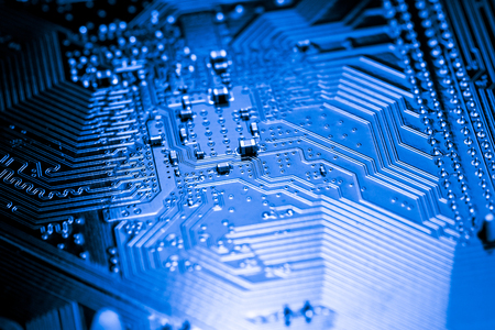 Abstract,close up of Mainboard Electronic computer background. (logic board,cpu motherboard,Main board,system board,mobo)の写真素材