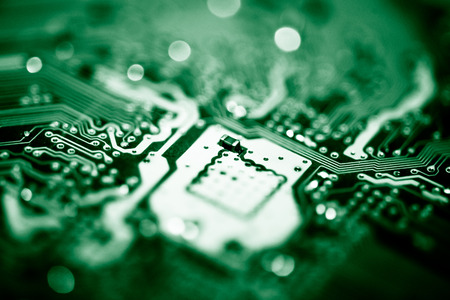 Abstract,close up of Mainboard Electronic computer background. (logic board,cpu motherboard,Main board,system board,mobo)の写真素材