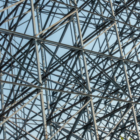 abstract ,steel architectural background.の写真素材
