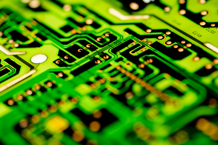 Abstract,close up of Mainboard Electronic computer background. (logic board,cpu motherboard,Main board,system board,mobo)の写真素材