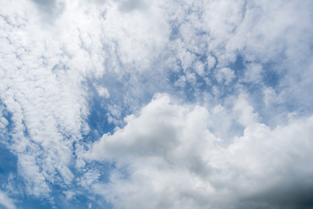 dark storm clouds with background,Dark clouds before a thunder-storm.の写真素材