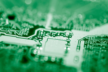 Abstract,close up of Mainboard Electronic computer background. (logic board,cpu motherboard,Main...