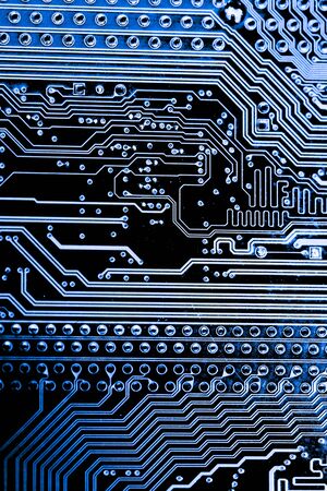 Abstract, close up of Mainboard Electronic computer background. (Big data)の写真素材