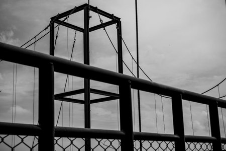 abstract architectural black and white background.