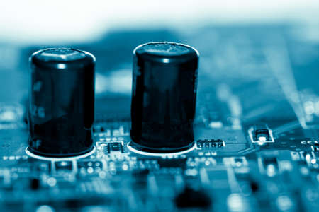 Abstract,close up of Mainboard Electronic background.の写真素材