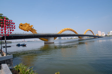 The Dragon Bridge in Da Nang is of particular importance for the city's tourist activities.