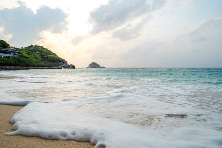 The most beautiful viewpoints of Koh Nangyuan, koh tao Thailand.の写真素材