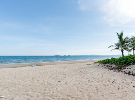 Beautiful nature sea summer background,Sand beachの写真素材