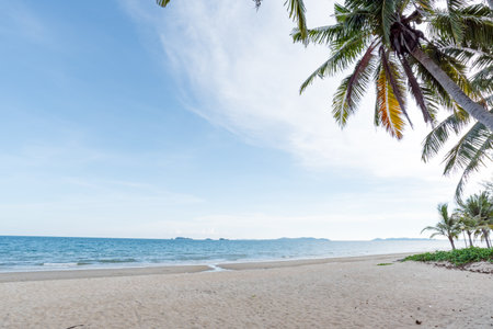 Beautiful nature sea summer background,Sand beachの写真素材