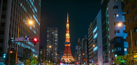 panoramic modern cityscape building in Japan. The most beautiful Viewpoint tokyo city, jaの写真素材