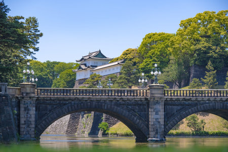 The most beautiful Viewpoint Tokyo Imperial Palace ,japanの写真素材