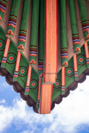 panoramic, tourist attractions in the city park of seoul City, Asia business concept image,...