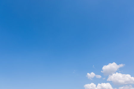 clear blue sky background,clouds with background.の写真素材